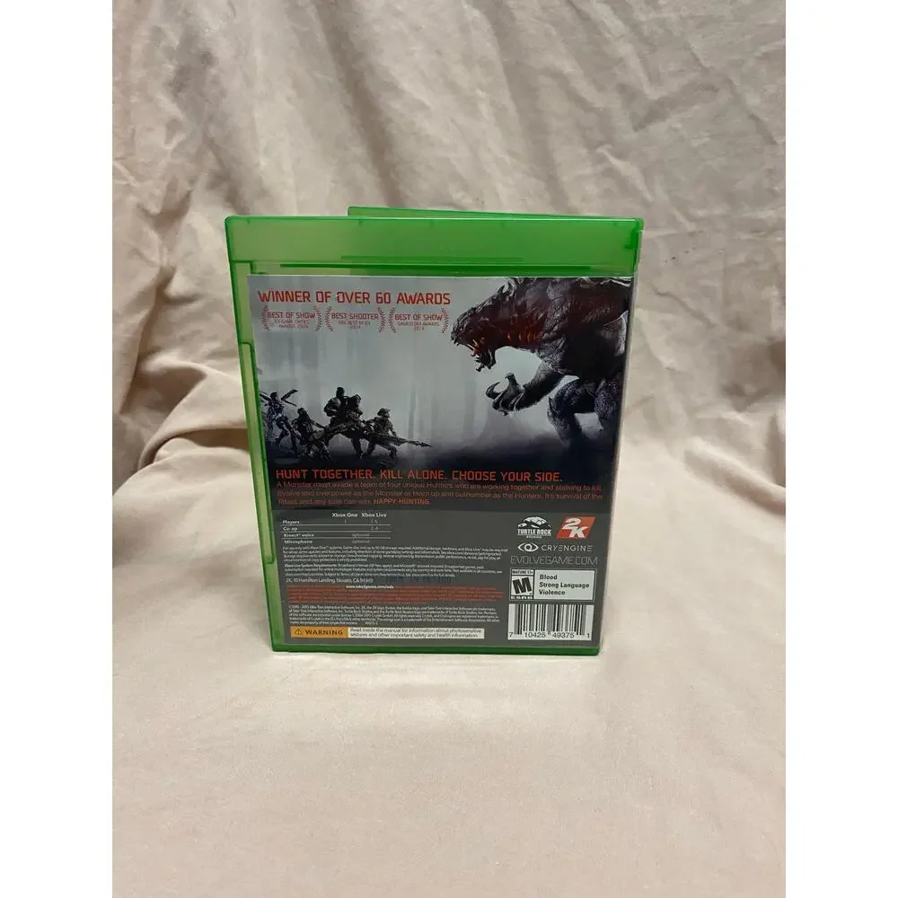 Evolve (Microsoft Xbox One, 2015) CIB